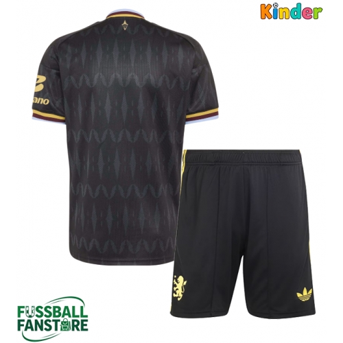 Aston Villa Replik Auswärtstrikot Kinder 2026-27 Kurzarm (+ Kurze Hosen)
